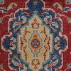 Hand Knotted Persian Heriz Area Rug 4' 0" x 5' 9" ft / 123 x 176 cm - No. G27093