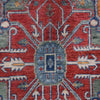 Blue Heriz Design Rug 6' 6" x 9' 9" ft / 198 x 297 cm - No. G27117