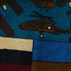 Handcrafted Afghan War Rug 2' 7" x 3' 11" ft / 80 x 120 cm - No. G27476