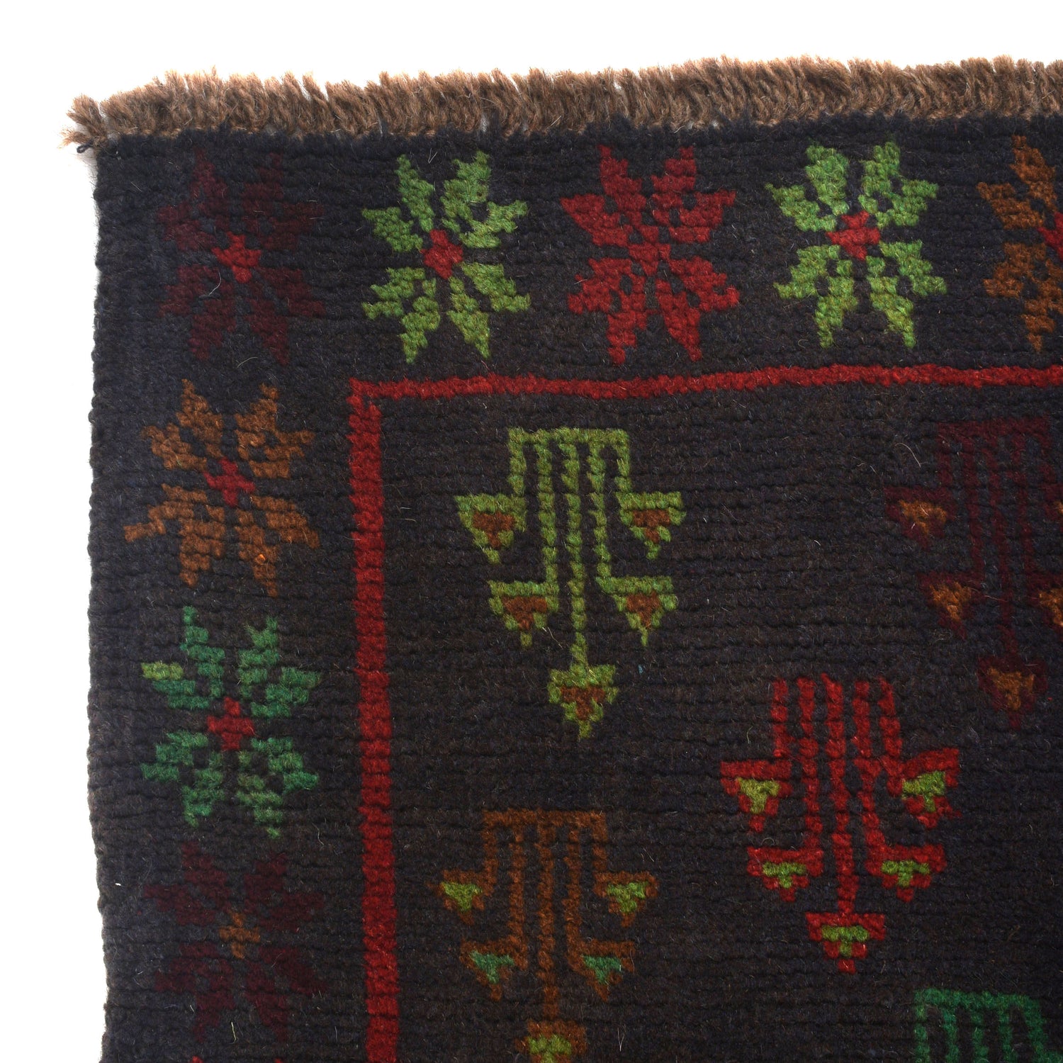 Tribal Baloch Rug 4' 5" x 5' 10" ft / 135 x 178 cm - No. G27490