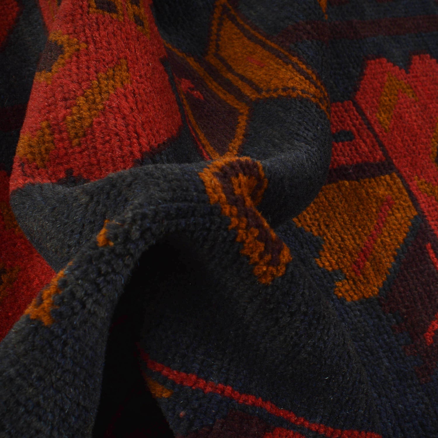 Multi Color Baluchi Rug 3' 7" x 6' 2" ft / 109 x 188 cm - No. G27493