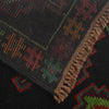 Black Color Baluchi Rug 4' 3" x 6' 8" ft / 130 x 202 cm - No. G27494