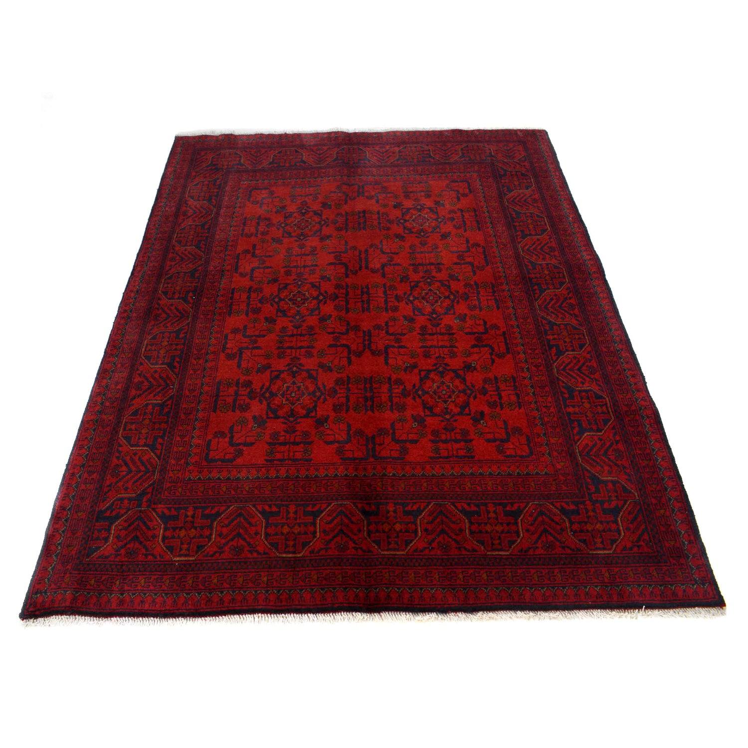 Afghan Khal Mohammadi Rug 4' 10" x 6' 6" ft / 148 x 198 cm - No. G27504