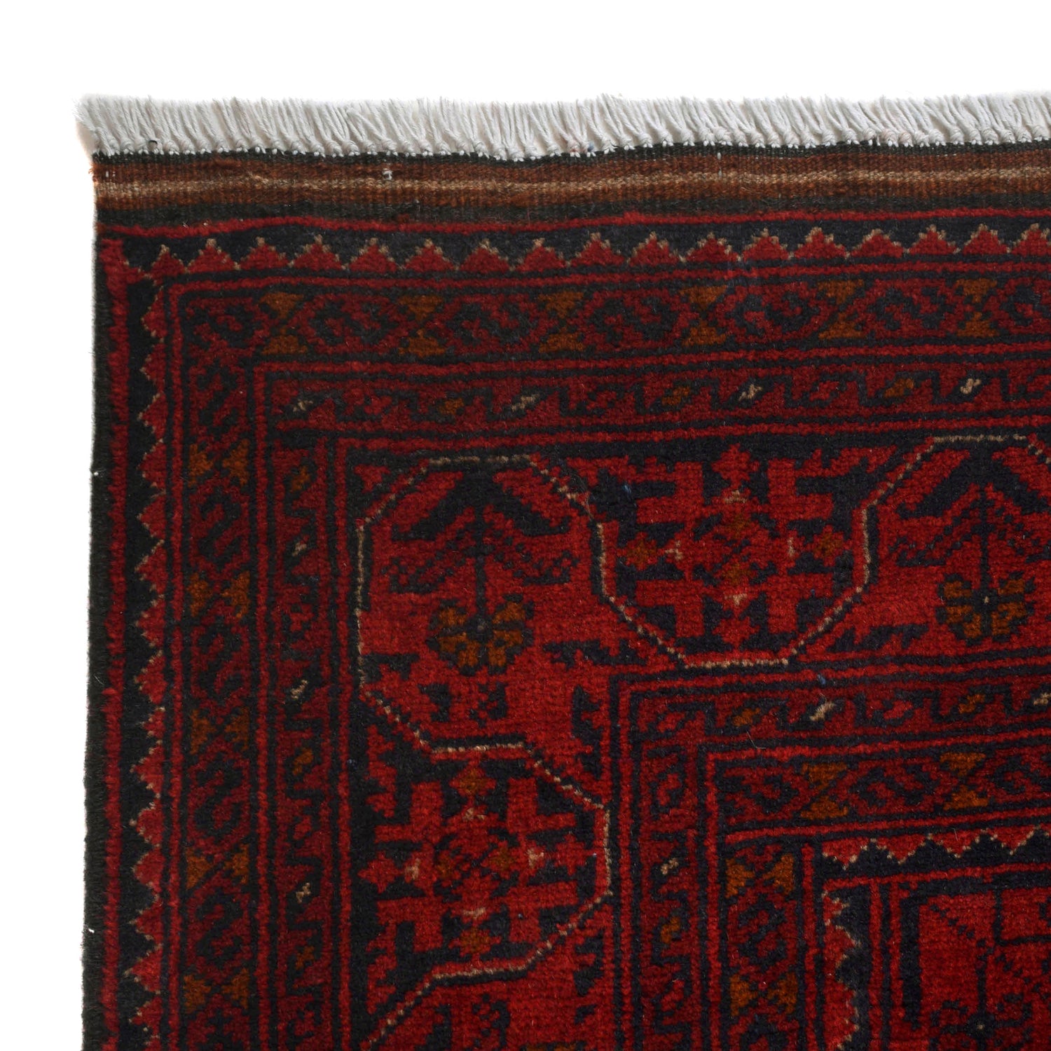 Handwoven Khal Mohammadi Afghan Carpet 4' 10" x 6' 9" ft / 147 x 206 cm - No. G27505