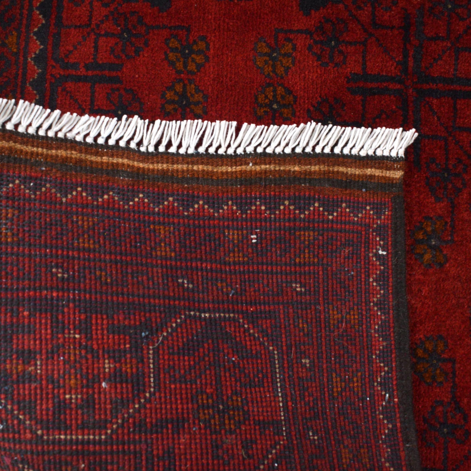 Handwoven Khal Mohammadi Afghan Carpet 4' 10" x 6' 9" ft / 147 x 206 cm - No. G27505