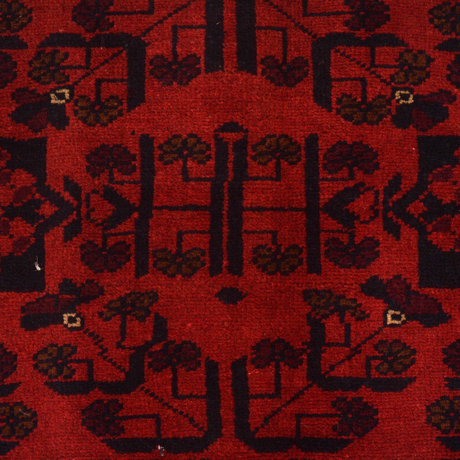 Handwoven Khal Mohammadi Afghan Carpet 5' 3" x 6' 2" ft / 159 x 188 cm - No. G27510