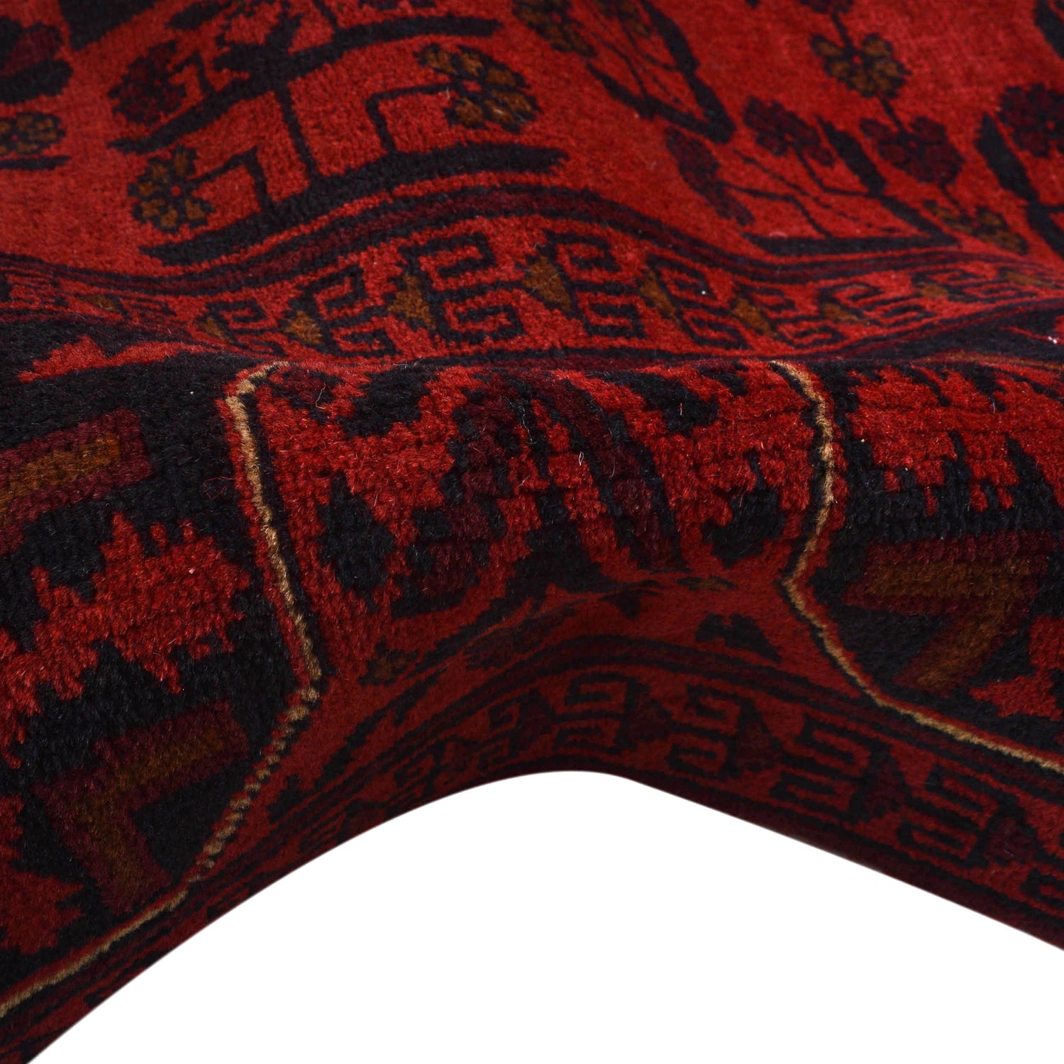 Handwoven Khal Mohammadi Afghan Carpet 5' 3" x 6' 2" ft / 159 x 188 cm - No. G27510