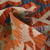 Handmade Vegetable Kilim 3' 5" x 4' 11" ft / 105 x 150 cm - No. G27530