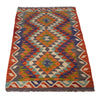 Hand Woven Wool Kelim 2' 9" x 4' 0" ft / 84 x 122 cm - No. G27531