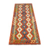 Short Kilim Runner 2' 6" x 6' 2" ft / 76 x187 cm - No. G27535