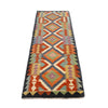 Short Kilim Runner 2' 3" x 6' 3" ft / 69 x190 cm - No. G27537