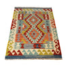 Hand Woven Wool Kelim 2' 6" x 3' 10" ft / 75 x 117 cm - No. G27539