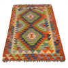 Hand Knotted Flatweave Kilim 2' 9" x 4' 0" ft / 84 x 122 cm - No. G27550