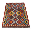 Hand Knotted Flatweave Kilim 2' 10" x 3' 8" ft / 86 x 113 cm - No. G27552