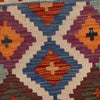 Hand Knotted Flatweave Kilim 2' 10" x 3' 8" ft / 86 x 113 cm - No. G27552