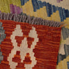 Hand Knotted Afghan Style Kilim 3' 3" x 4' 9" ft / 100 x 145 cm - No. G27575