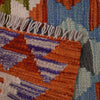 Hand Woven Wool Kelim 2' 10" x 3' 10" ft / 87 x 116 cm - No. G27582