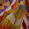 Hand Woven Wool Kelim 3' 5" x 5' 1" ft / 103 x 156 cm - No. G27589