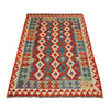 Hand Knotted Flatweave Kilim 3' 5" x 5' 1" ft / 103 x 155 cm - No. G27590