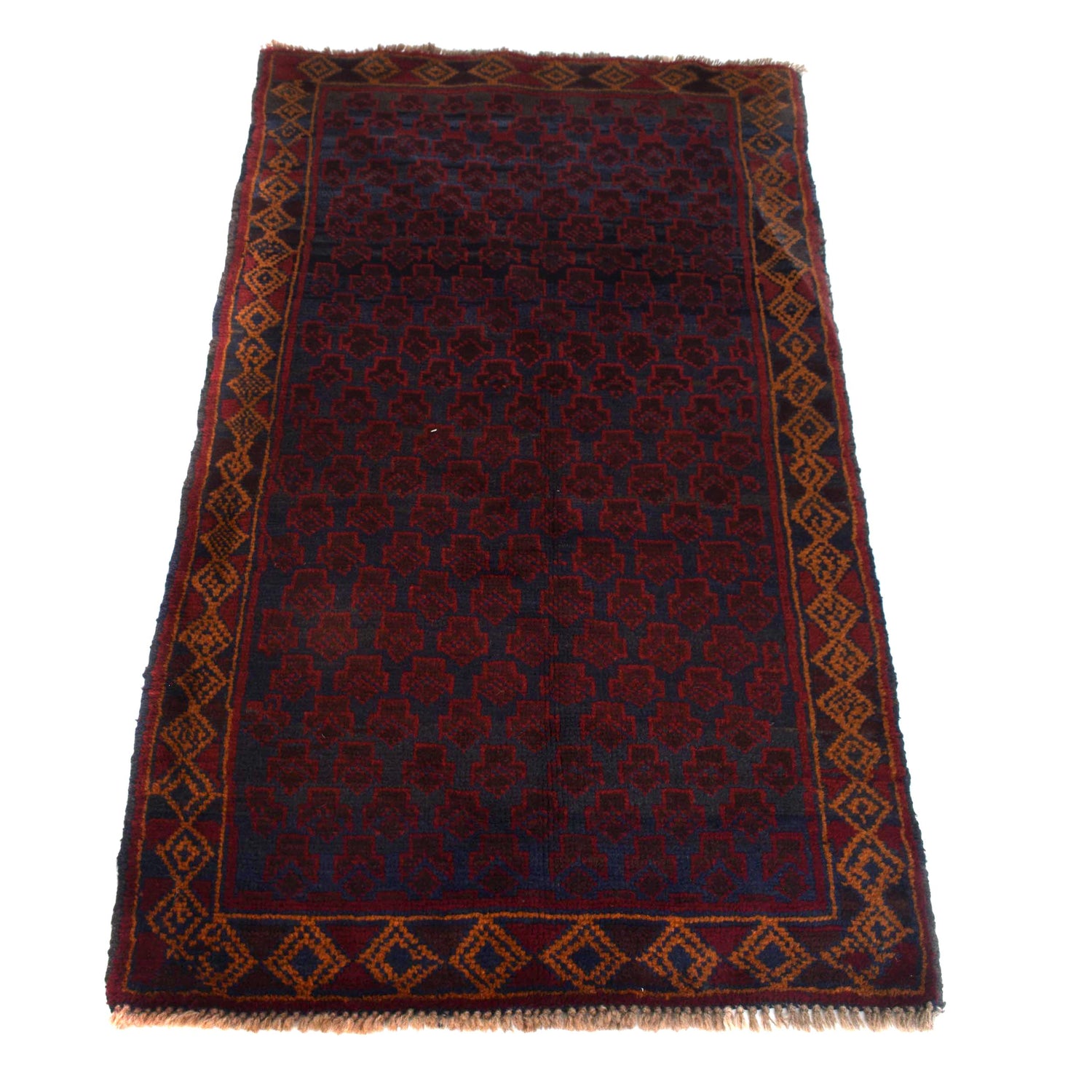 Traditional Baloch Rug 2' 9" x 4' 10" ft / 83 x 148 cm - No. G27628