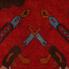 Hand-Knotted Afghan War Carpet 2' 9" x 3' 10" ft / 83 x 116 cm - No. G27694