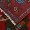 Hand-Knotted Afghan War Carpet 2' 9" x 3' 10" ft / 83 x 116 cm - No. G27694