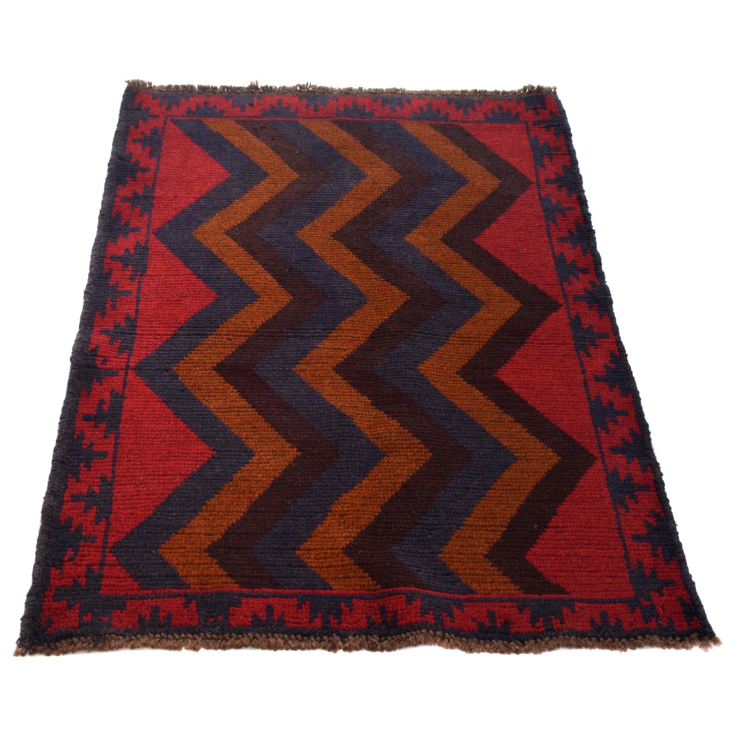 Multi Color Baluchi Rug 2' 10" x 4' 2" ft / 87 x 128 cm - No. G27715
