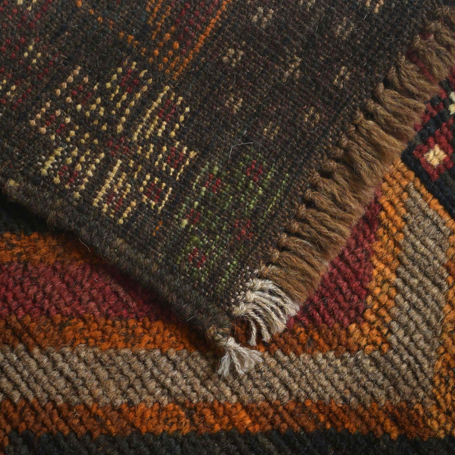 Multi Color Baluchi Rug 2' 10" x 4' 4" ft / 86 x 131 cm - No. G27718