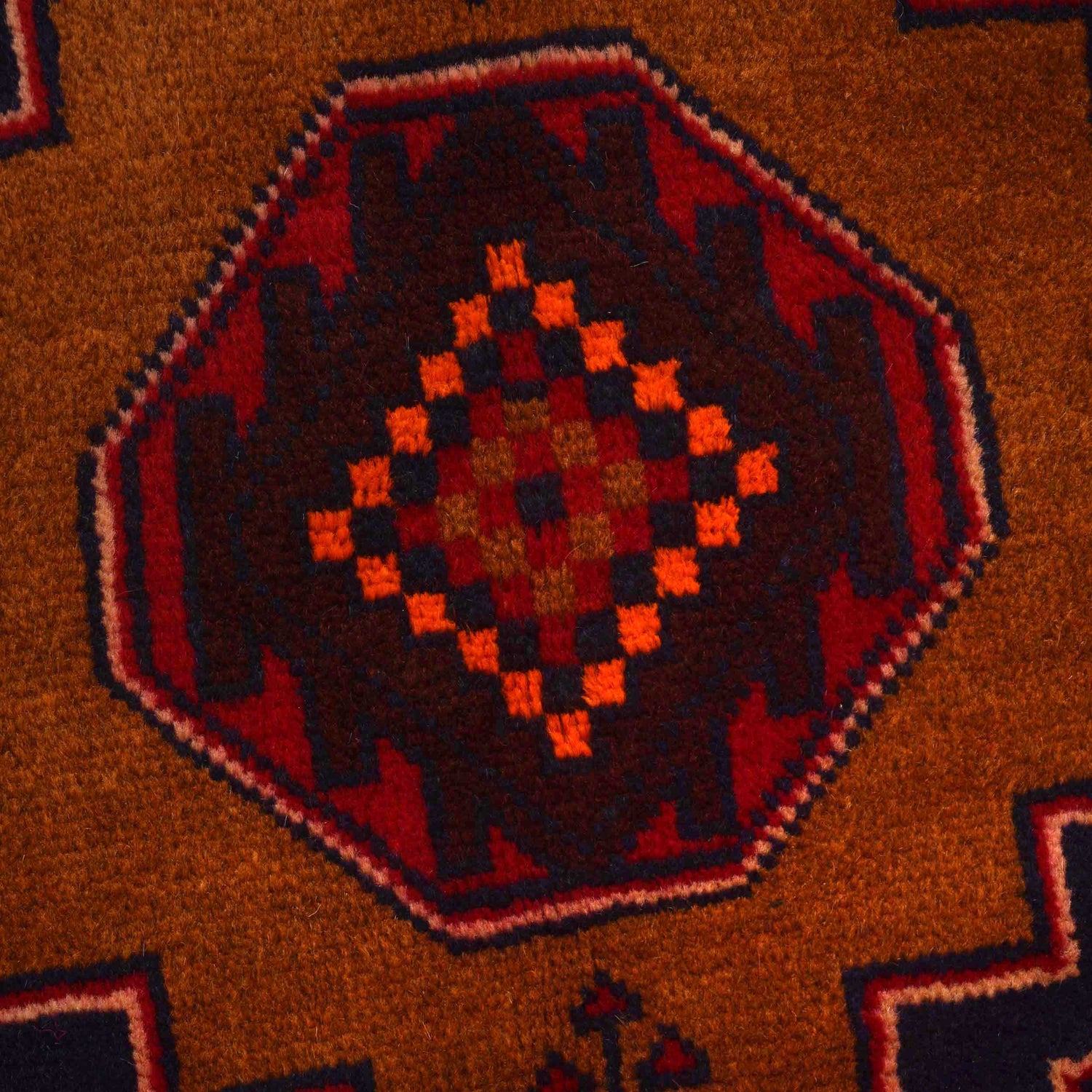 Red Baluchi Rug 3' 2" x 4' 11" ft / 97 x 150 cm - No. G28045