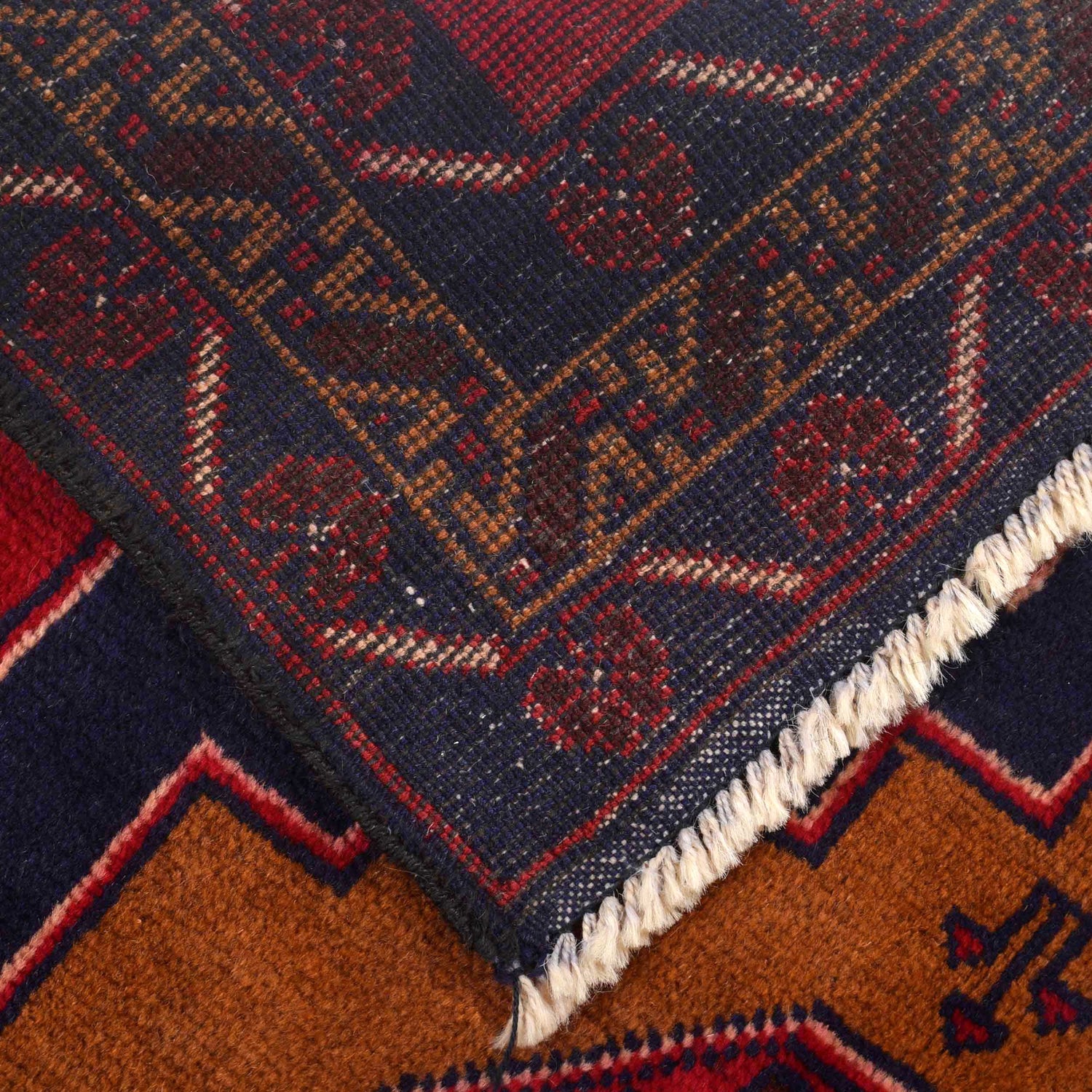 Red Baluchi Rug 3' 2" x 4' 11" ft / 97 x 150 cm - No. G28045