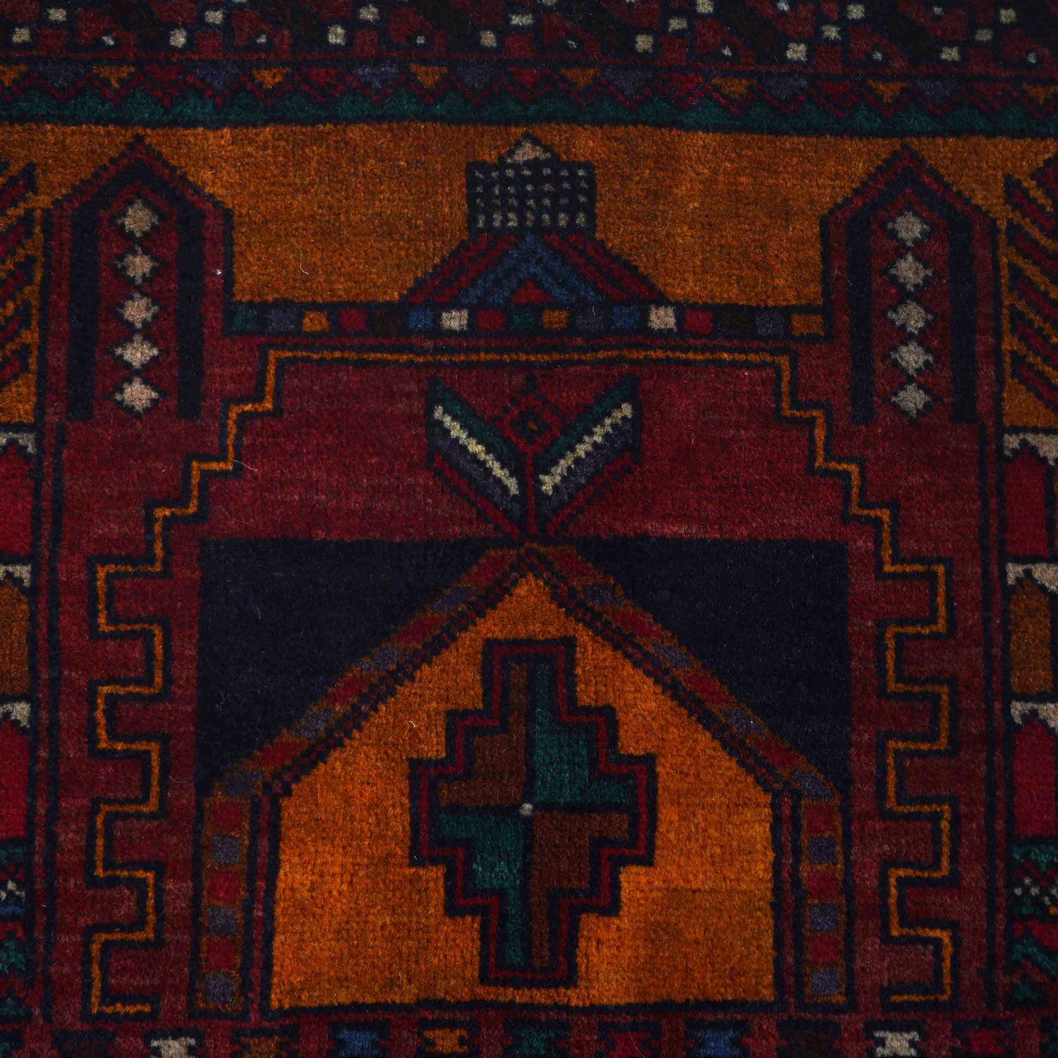 Small Prayer Carpet 2' 10" x 4' 9" ft / 87 x 145 cm - G28046