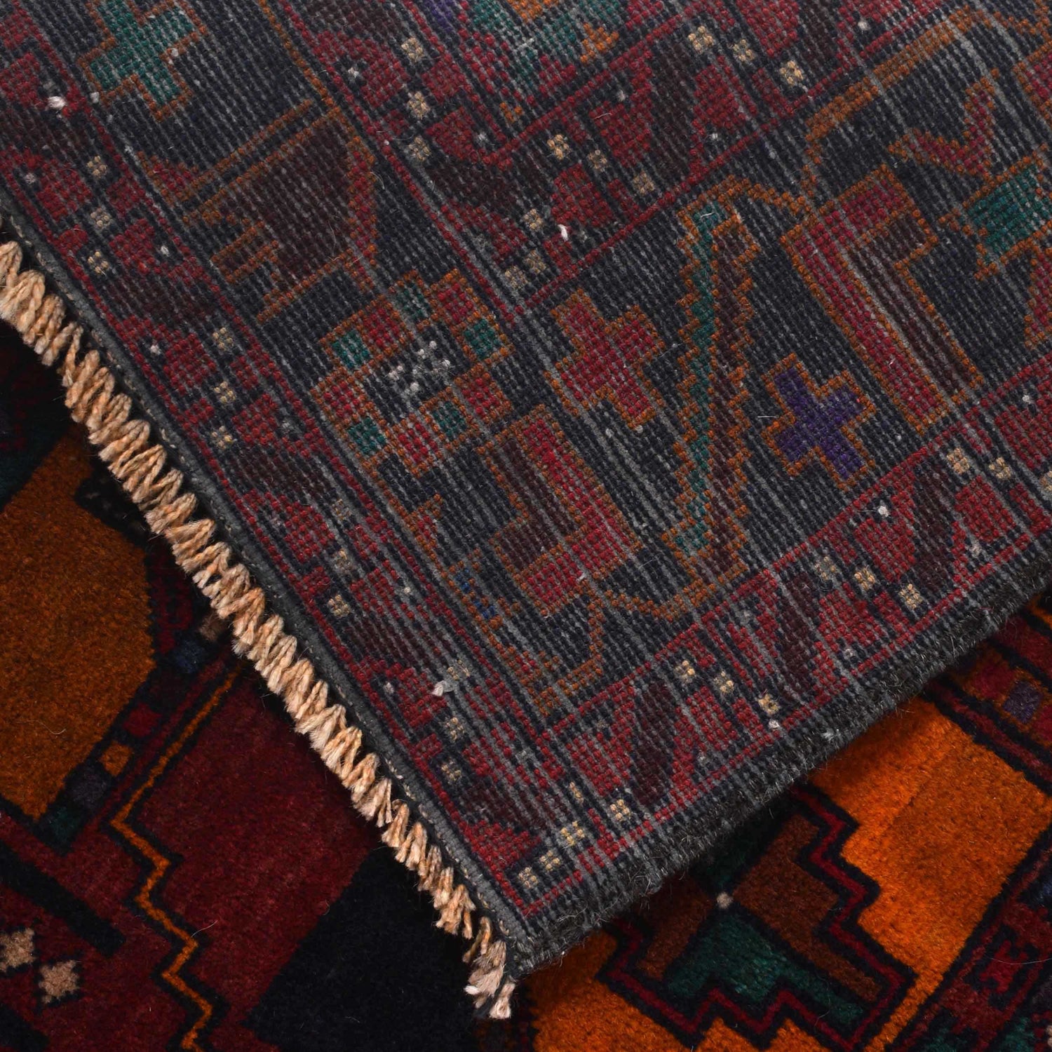 Small Prayer Carpet 2' 10" x 4' 9" ft / 87 x 145 cm - G28046