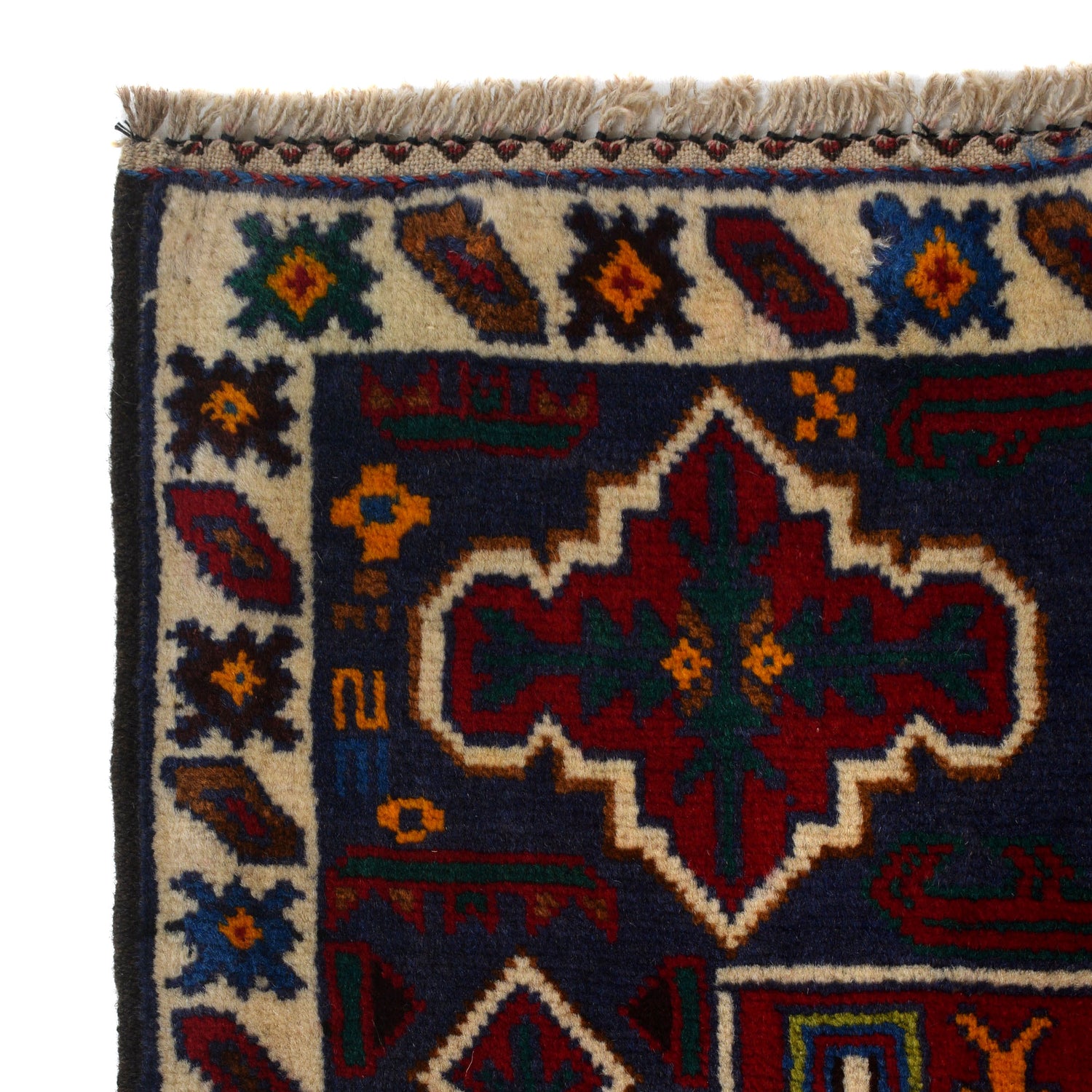 Hand Knotted Baluchi Rug 3' 1" x 4' 11" ft / 94 x 150 cm - No. G28047