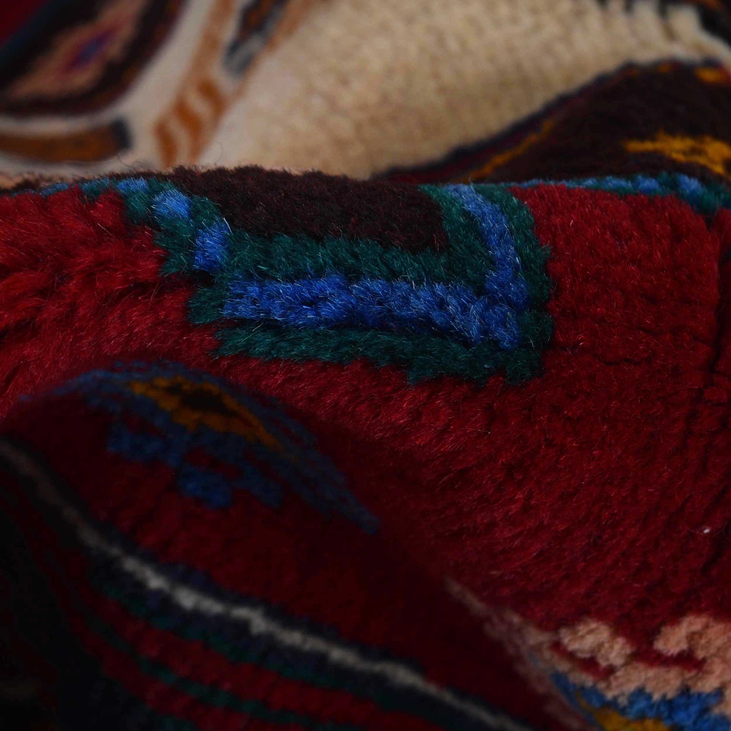 Hand Knotted Baluchi Rug 3' 1" x 4' 11" ft / 94 x 150 cm - No. G28047