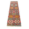 Long Kilim Runner 2' 5" x 10' 0" ft / 74 x305 cm - No. G28077