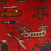 Hand-Knotted Afghan War Carpet 2' 8" x 3' 11" ft / 82 x 120 cm - No. G29012