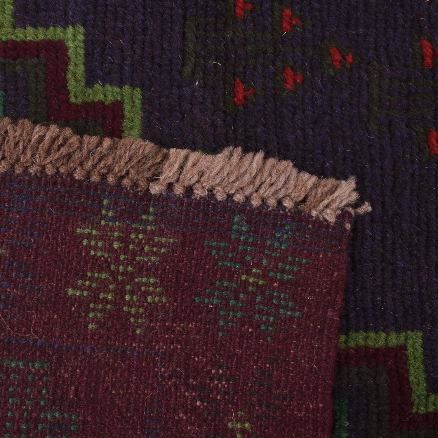 Multi Color Baluchi Rug 4' 5" x 6' 4" ft / 134 x 192 cm - No. G29013