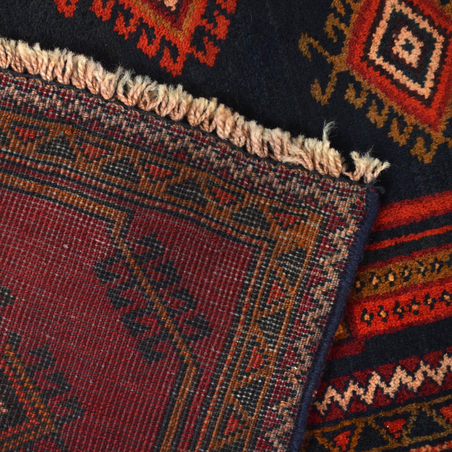 Traditional Baloch Rug 4' 4" x 8' 7" ft / 132 x 261 cm - No. G29026