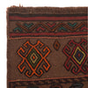 Afghan War Kilim – Military Design 3' 4" x 5' 0" ft / 101 x 153 cm - No. G29034