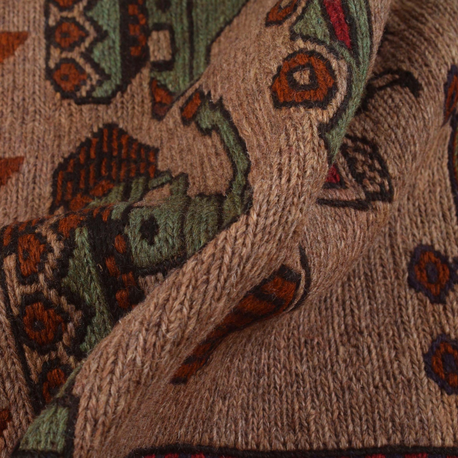 Hand-Knotted Afghan War Kilim 2' 7" x 4' 5" ft / 78 x 135 cm - No. G29035