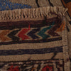 Handmade Afghan War Area Kilim 3' 0" x 4' 4" ft / 92 x 133 cm - No. G29037