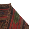 Authentic Afghan War Area Kilim 3' 5" x 4' 5" ft / 102 x 132 cm - No. G29039