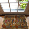 Authentic Afghan War Area Rug 2' 2" x 3' 0" ft / 65 x 92 cm - No. G29041