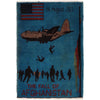 Authentic Afghan War Area Rug 1' 11" x 2' 9" ft / 58 x 85 cm - No. G29042