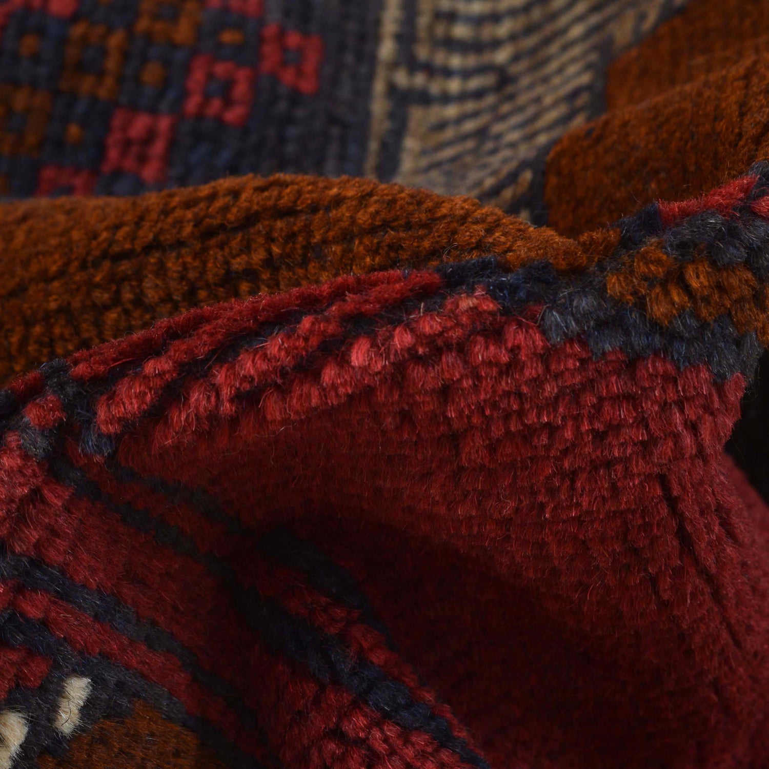 Tribal Baloch Rug 2' 11" x 4' 7" ft / 89 x 140 cm - No. G29075