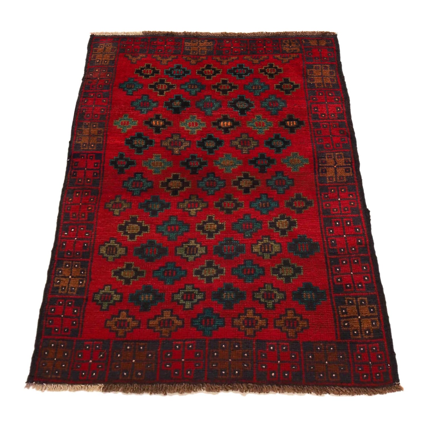 Tribal Baloch Rug 2' 8" x 3' 11" ft / 81 x 120 cm - No. G29087