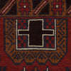 Red Color Baluchi Rug 3' 3" x 4' 9" ft / 98 x 144 cm - No. G29102