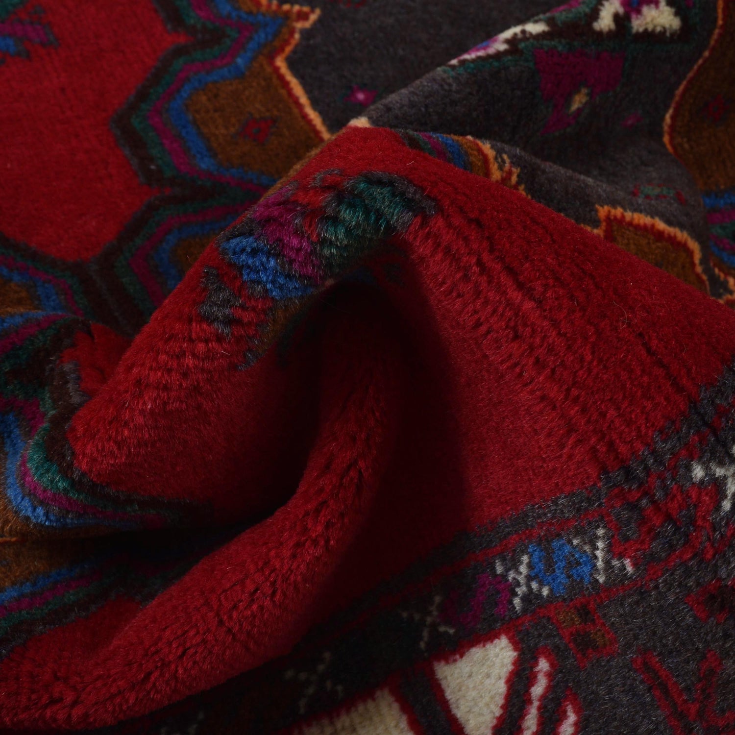 Red Baluchi Rug 2' 11" x 4' 11" ft / 89 x 149 cm - No. G29151