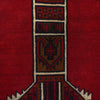Red Baluchi Rug 2' 11" x 4' 8" ft / 90 x 143 cm - No. G29168