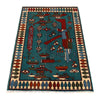 Handcrafted Afghan War Rug 2' 9" x 4' 2" ft / 83 x 126 cm - No. G29169